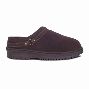 Unisex Sheepskin Clog In Chocolate orthopedic