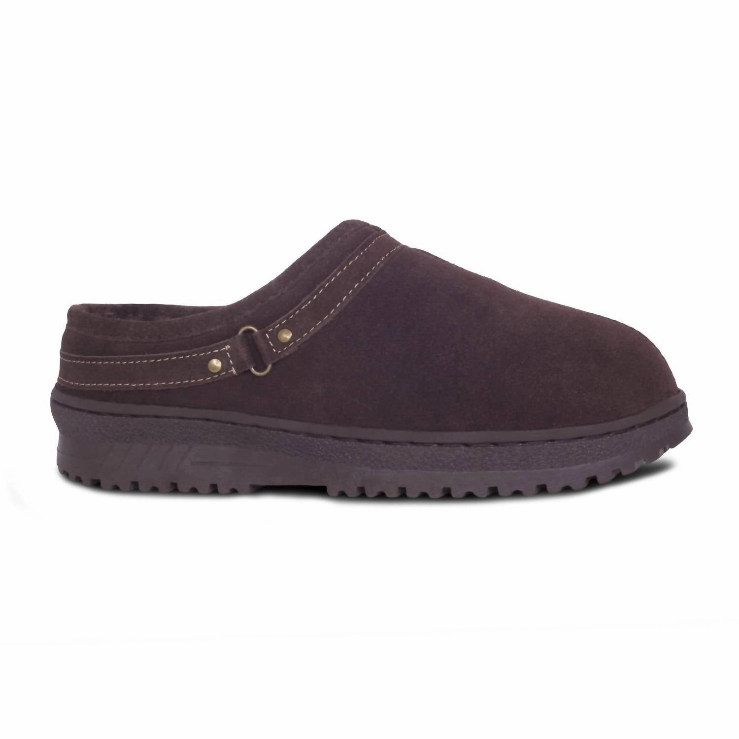 Relaxing Fit Unisex Sheepskin Clog In Chocolate