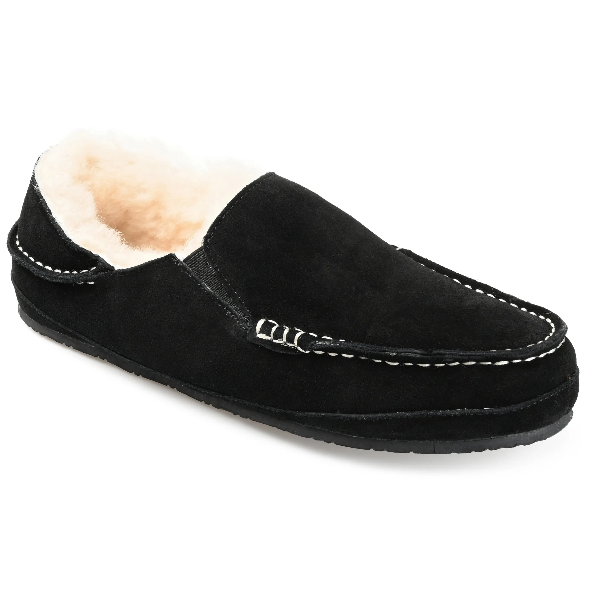 Territory Solace Genuine Sheepskin Fold-down Heel Moccasin Slipper Compact Fit