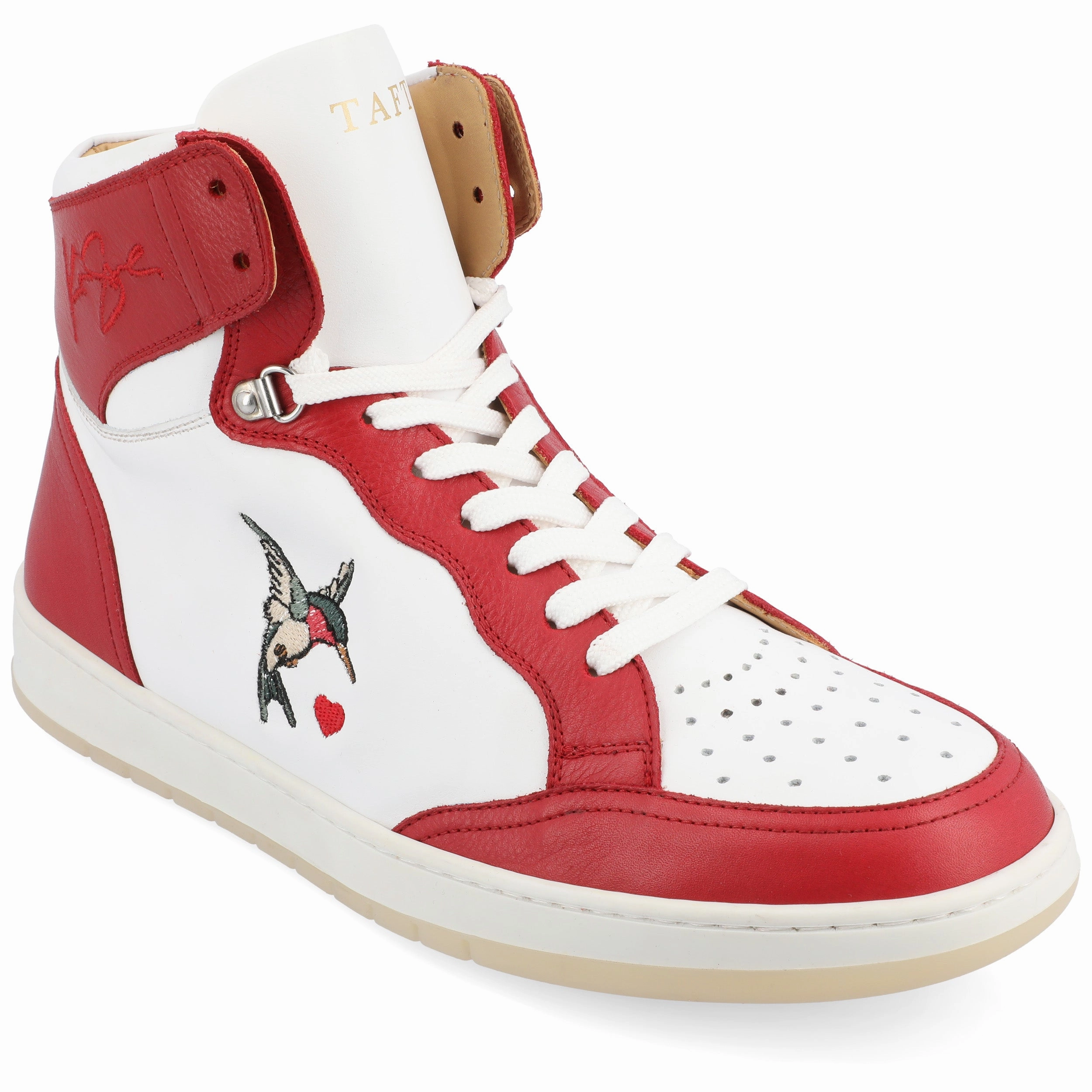 The Rapido High-top Sneaker in Red Hummingbird mountain running shoes Ergonomic form