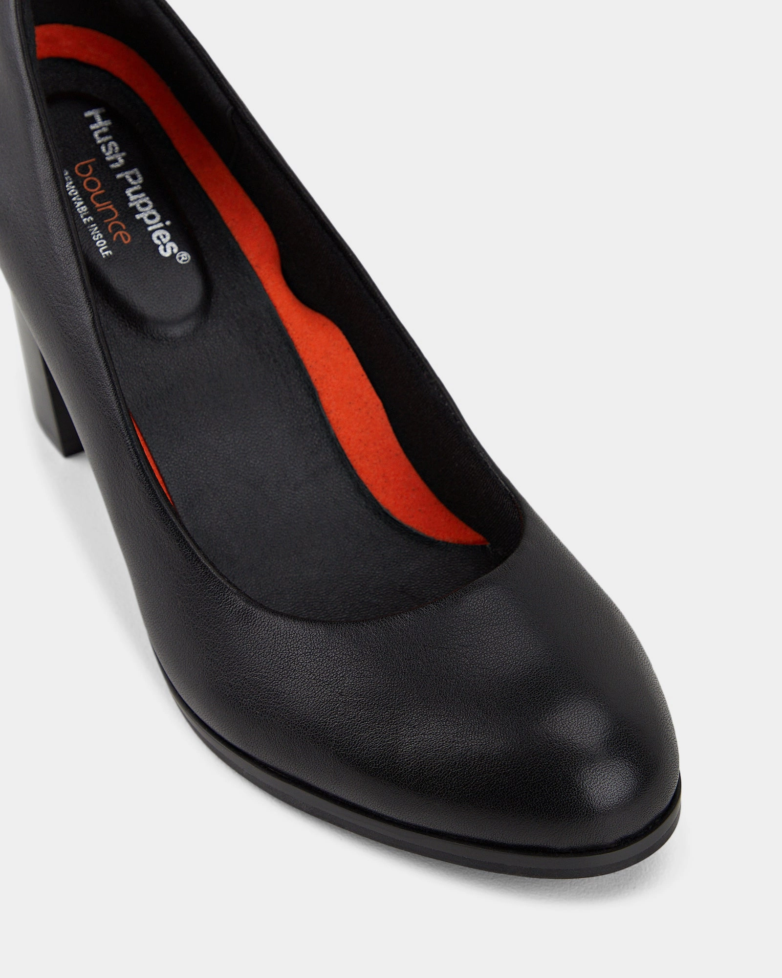 The Tall Pump Black Lace Up Retro design