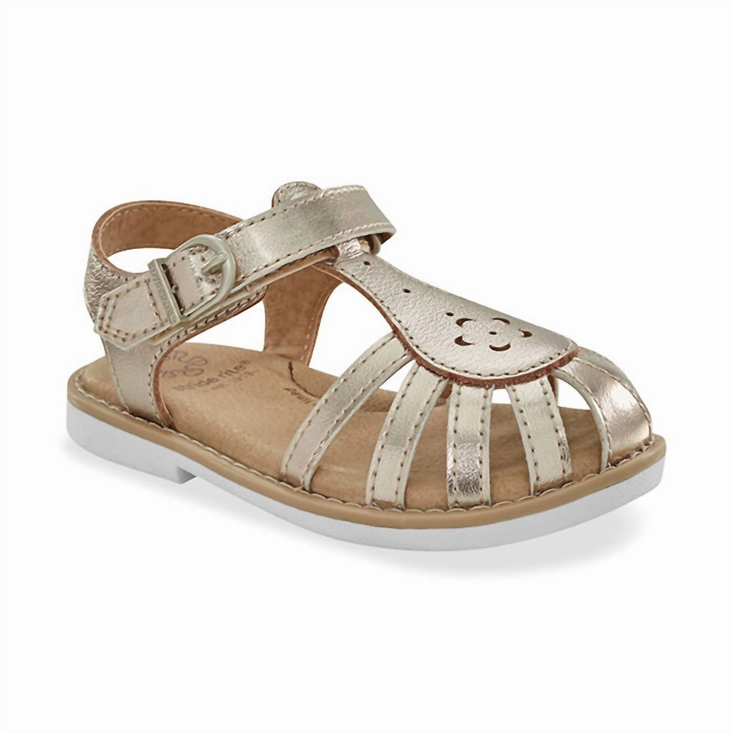 Sleek Summer Footwear Outdoor Ready Sr Renee Kids Sandals In Gold