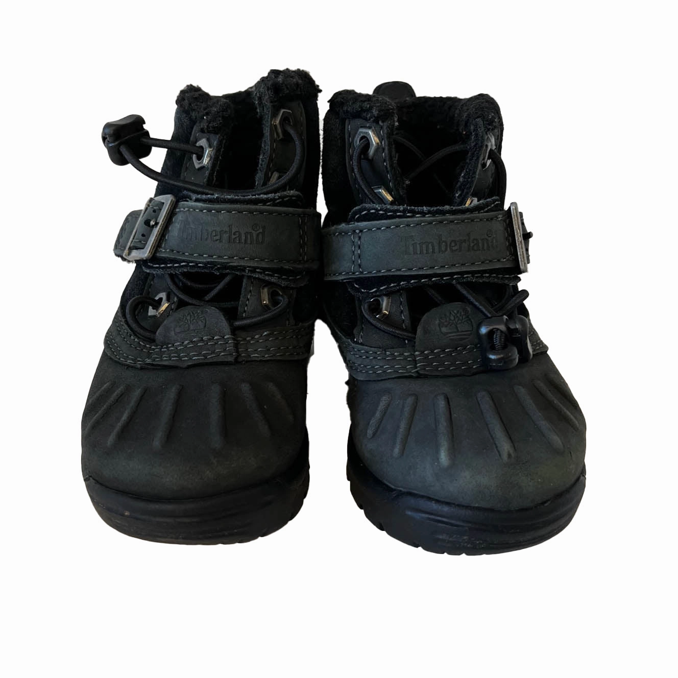 Anti Slip Feature Club Meet Timberland Boys Black Boots