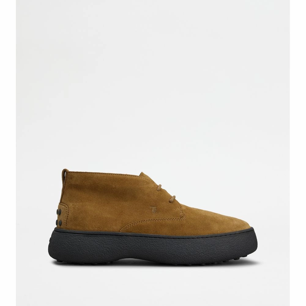 dot - design shoes slim fit Tod's W. G. Heritage Desert Boots in Suede