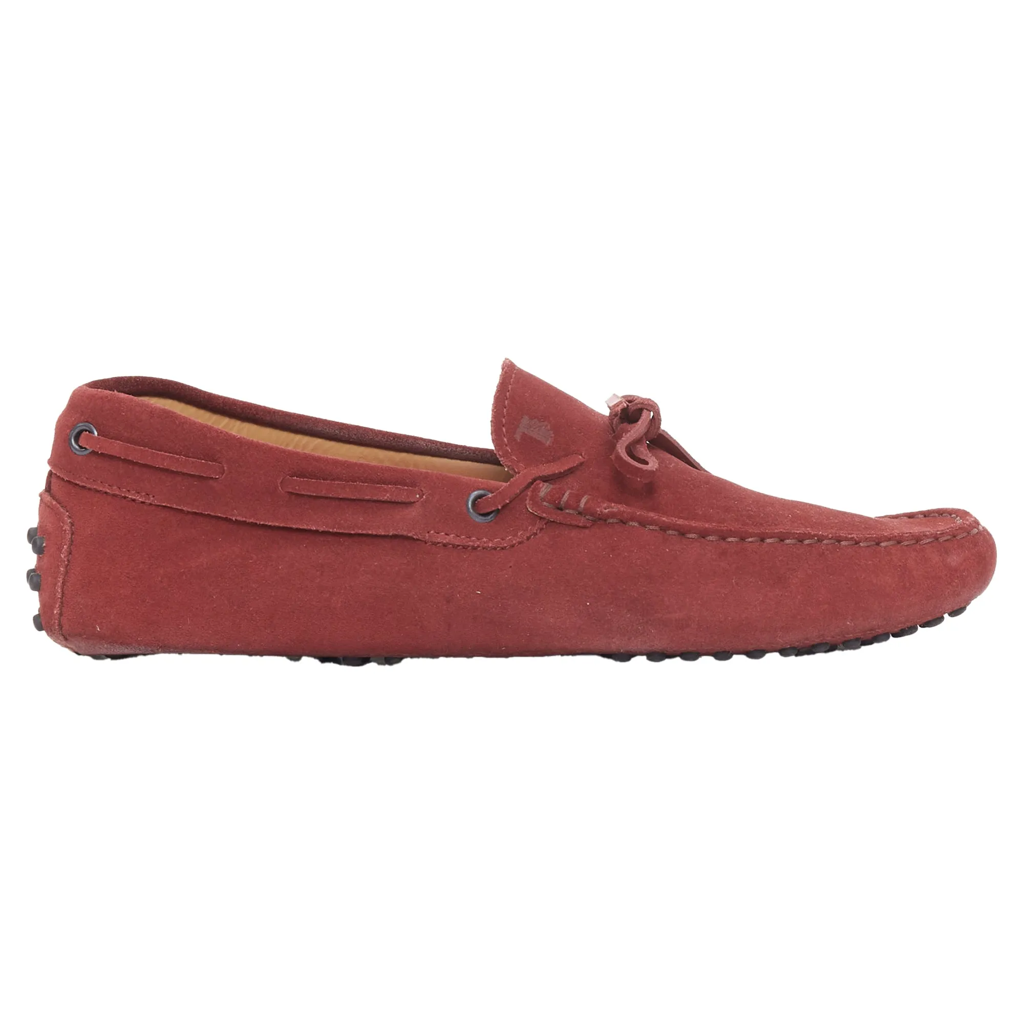 Tod's Gommino Suede Leather Dot Sole Driving Loafers All Season Wear