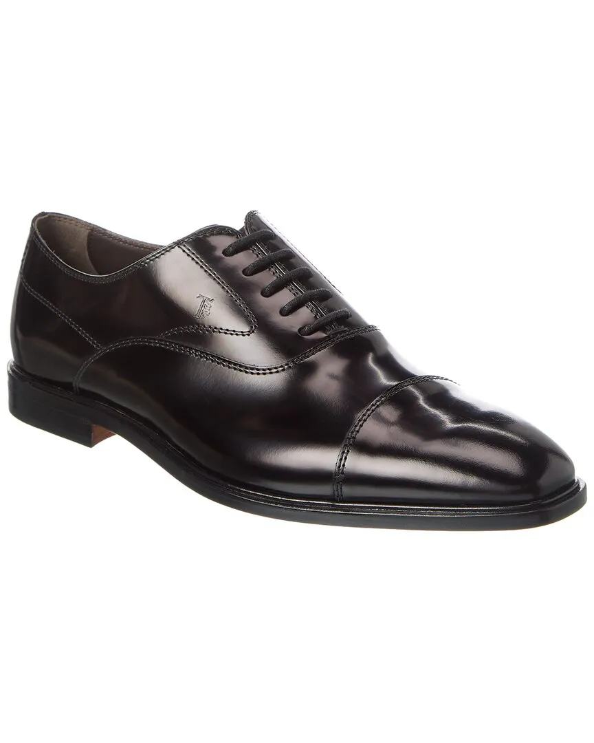 TOD's Leather Oxford Unisex Oxfords Slip Resistant Oxfords