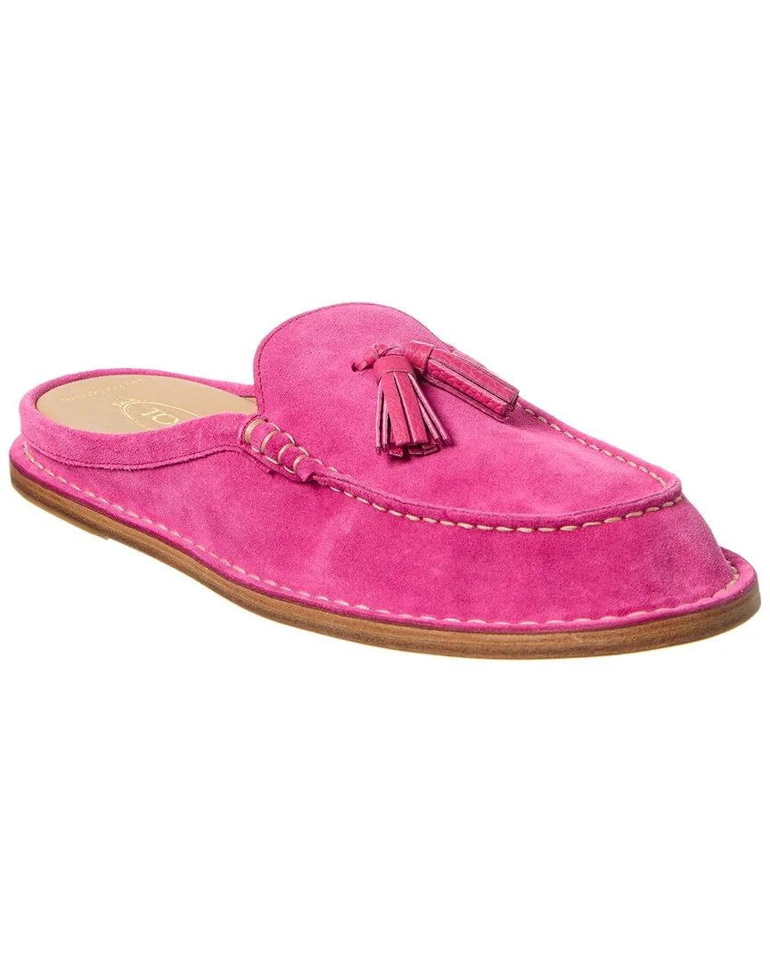 Fit All TOD??s Suede Mule