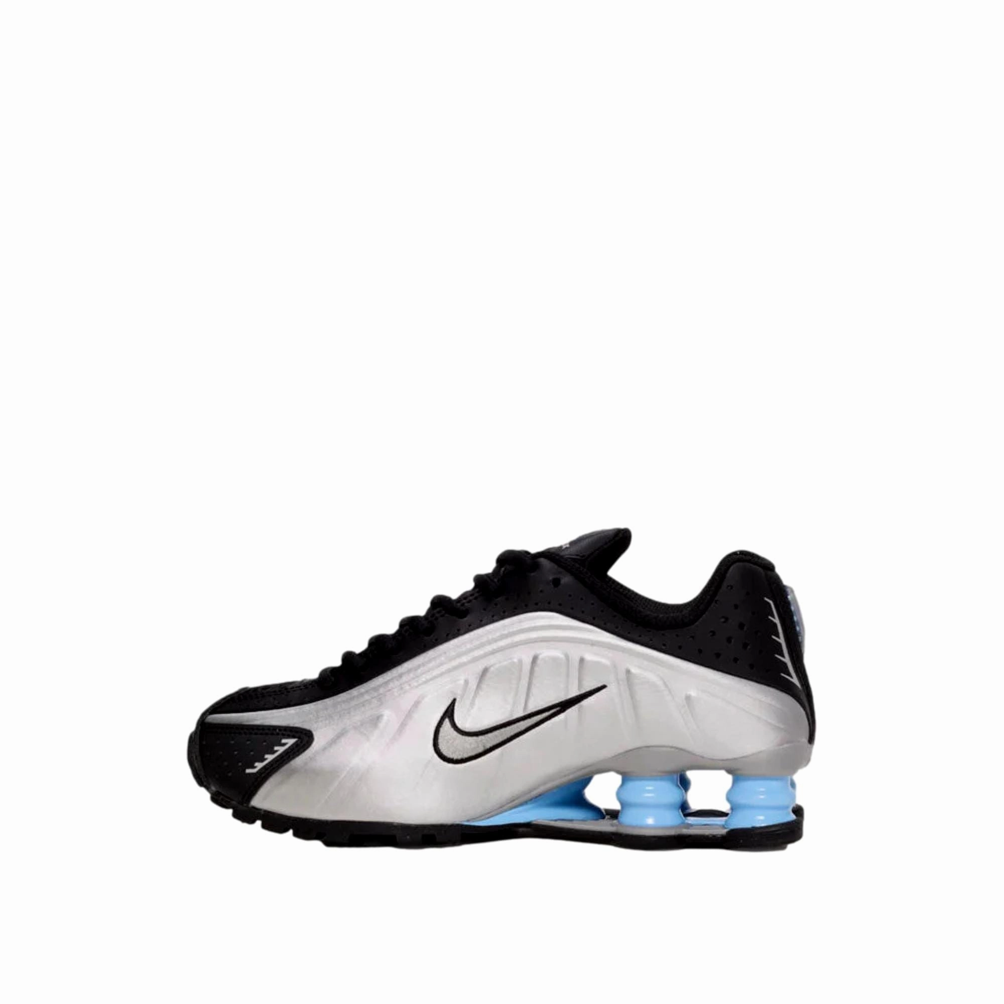 Nike Shox R4 Metallic Silver  CW2626-004 Grade-School composite material