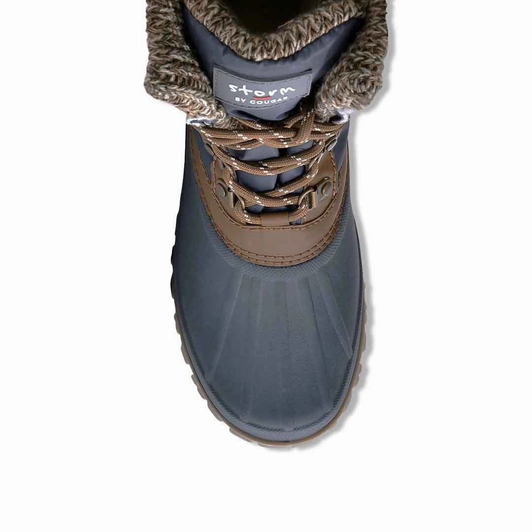 Cougar - Women's Creek Nylon Winter Boots (CREEK-NVY) No Tie Metal Edge