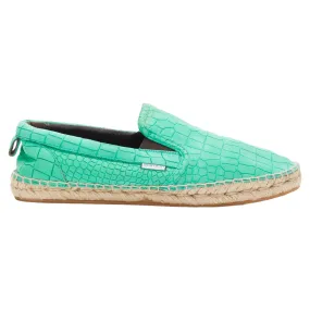 Jimmy Choo Vlad embossed scaled leather espadrilles Slim Profile City Dweller