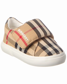 Burberry Canvas Sneaker Soft Leather Finish