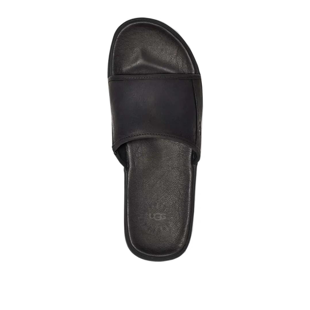 Street Cool Everyday Wear UGG? - Men's Seaside Slide Leather Sandals (1117656-BLLE)