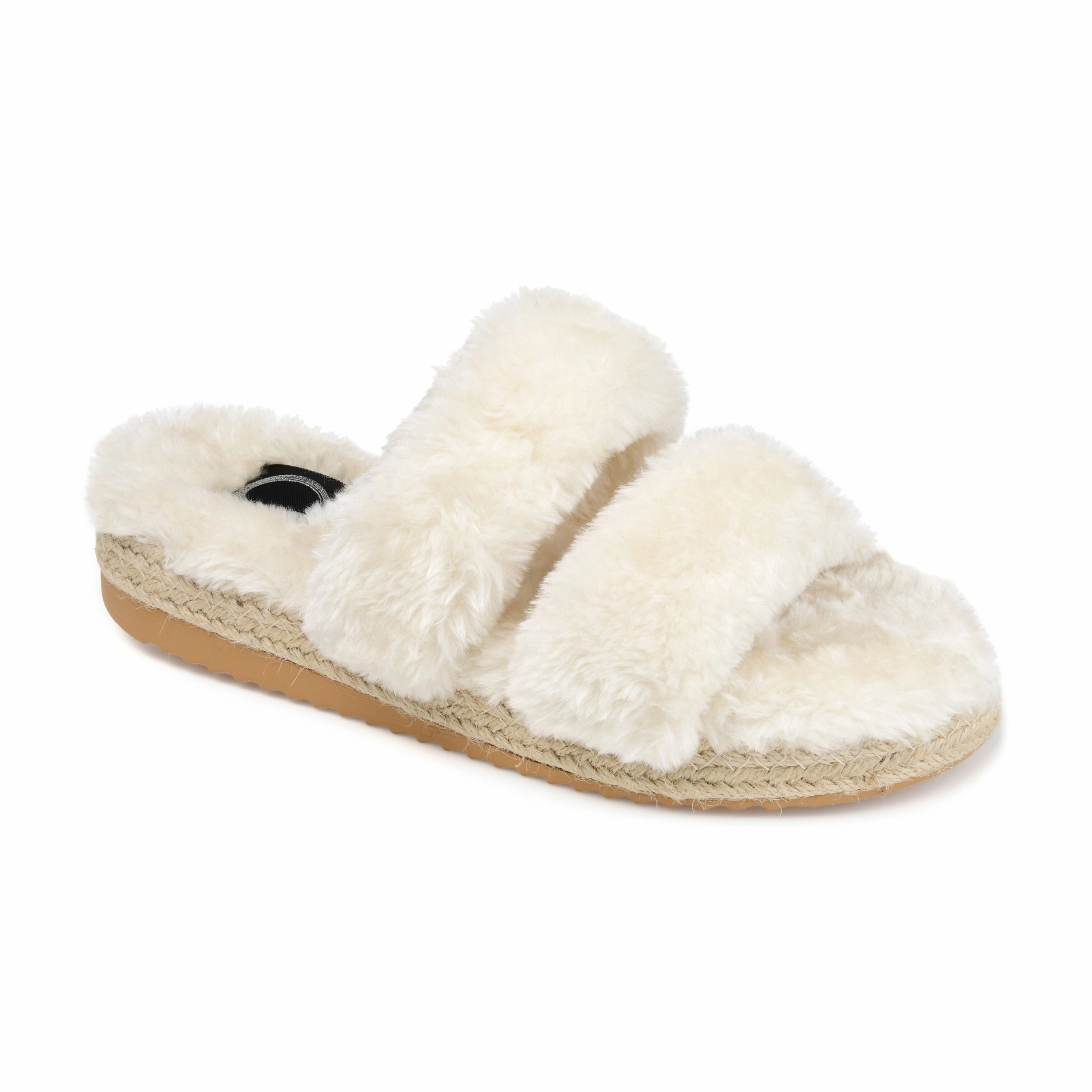 Journee Collection Women's Faux Fur Relaxx Slipper All terrain