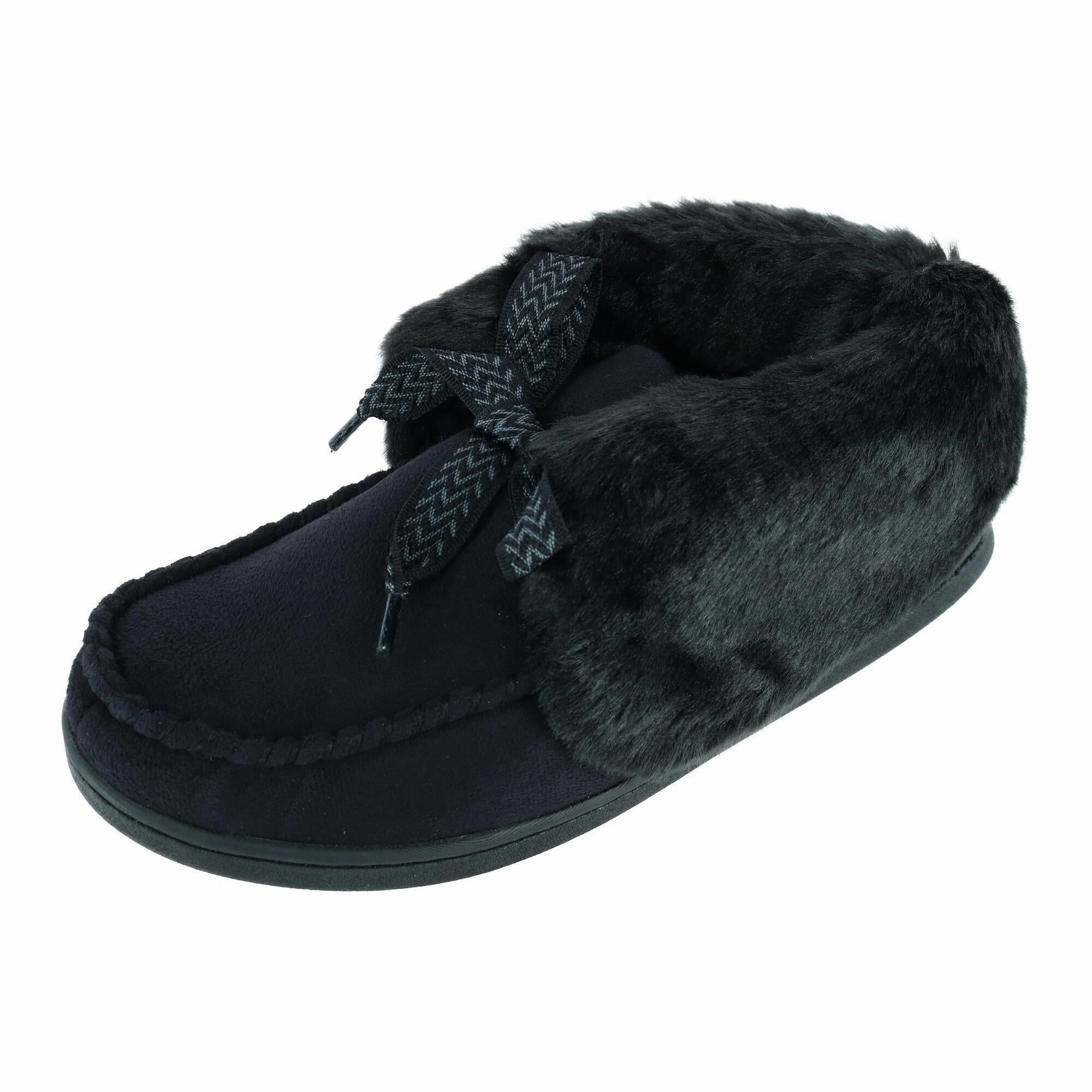 Trail Women's Microsuede Nelly Moc Bootie Slippers