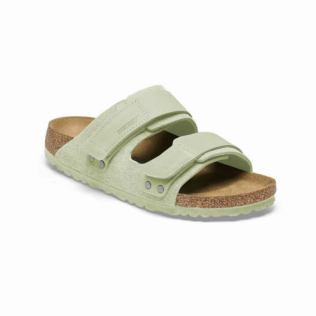 Birkenstock - Women's Uji Suede Slides (Narrow) (1026818) Modern Aesthetic Stretchable