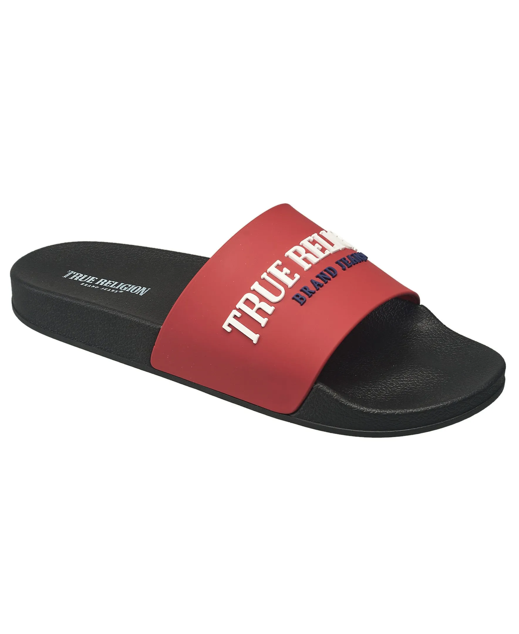 True Religion Men's Weezy Slides City Easy