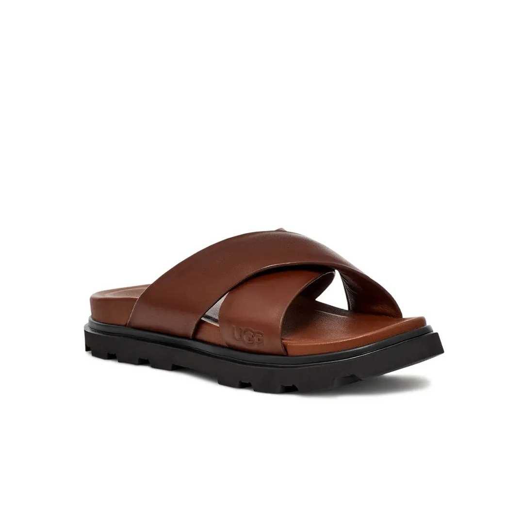 Trendy Footwear for Summer UGG? - Men's Capitola Cross Slides (1153076-COG)