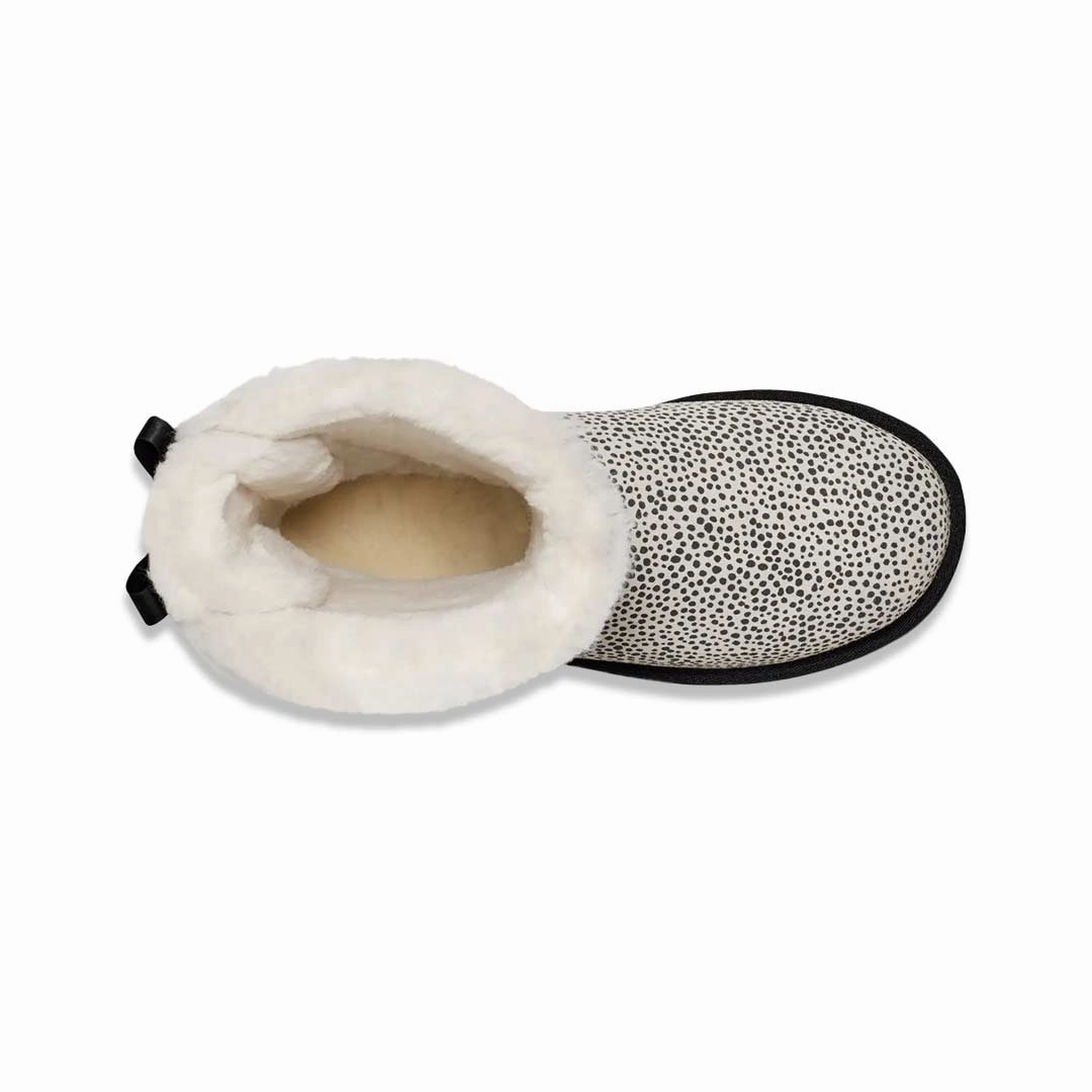 UGG? - Women's Bailey Bow Micro Cheetah Boots (1153525-JSM) Protective Finish Snowy Path