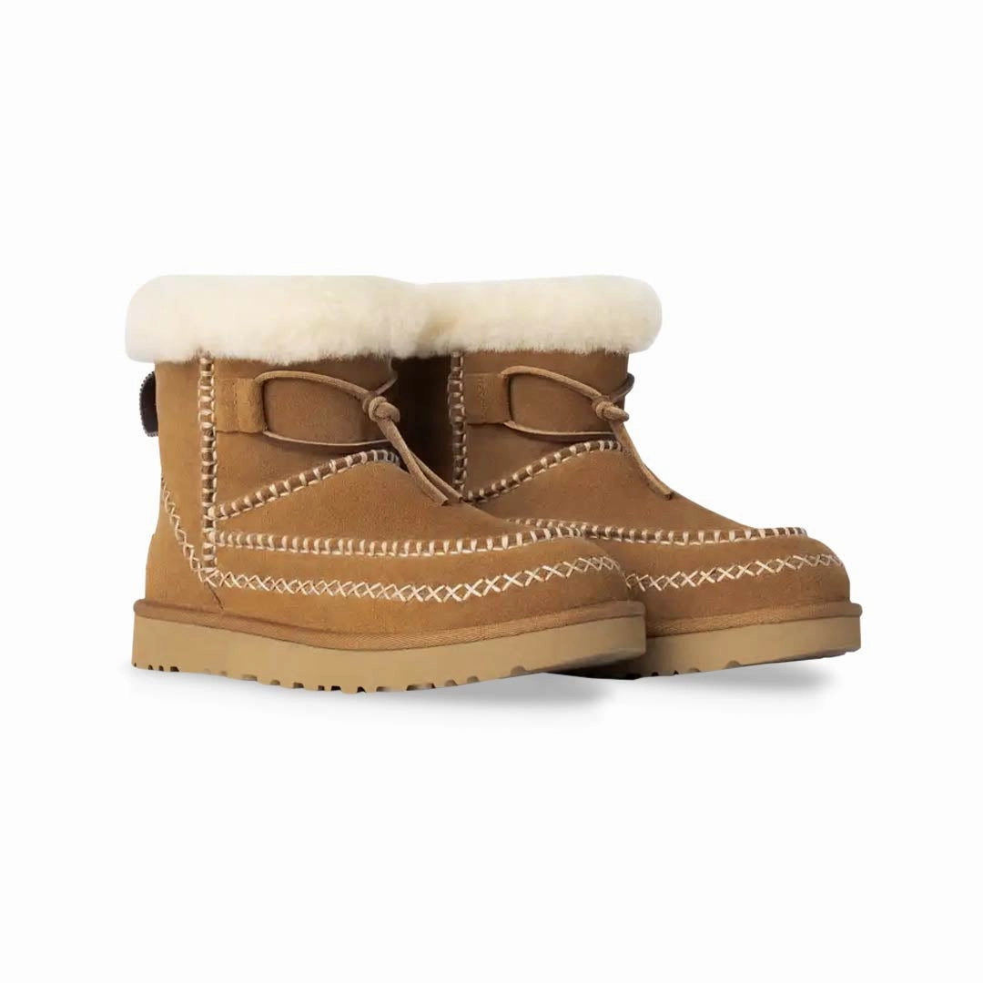 Rugged Built Snowy Path UGG? - Women's Classic Mini Alpine Boots (1158251-CHE)