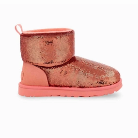 UGG? - Women's Classic Mini Mirror Ball Boots (1151291-SHPN) Urban Comfort Rain Terrain