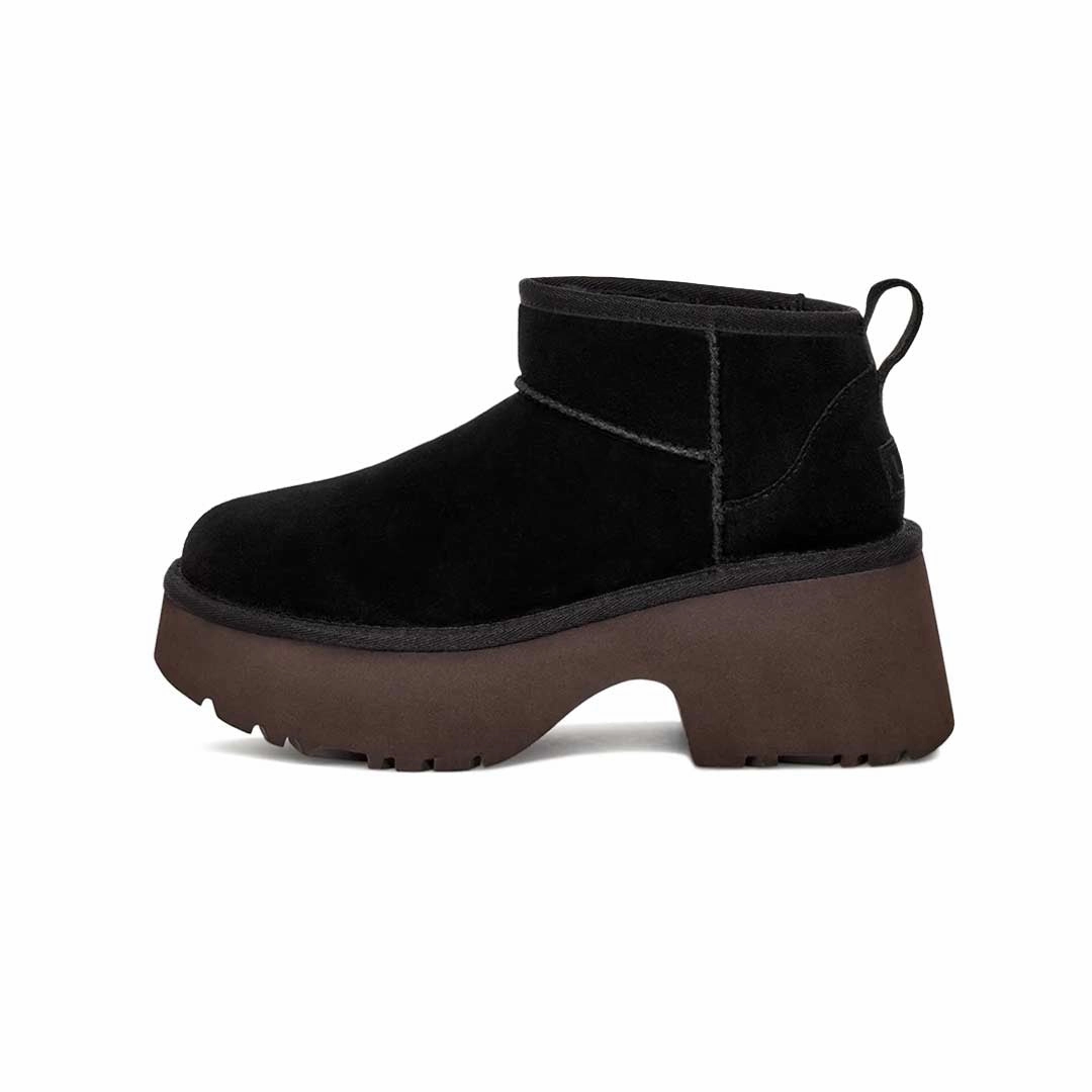 UGG? - Women's Classic Ultra Mini New Heights Boots (1158311-BLK) Cordura Material