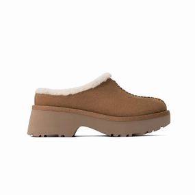 Open Feel Pure Comfort UGG? - Women's New Heights Cozy Clogs (1162510-CHE)