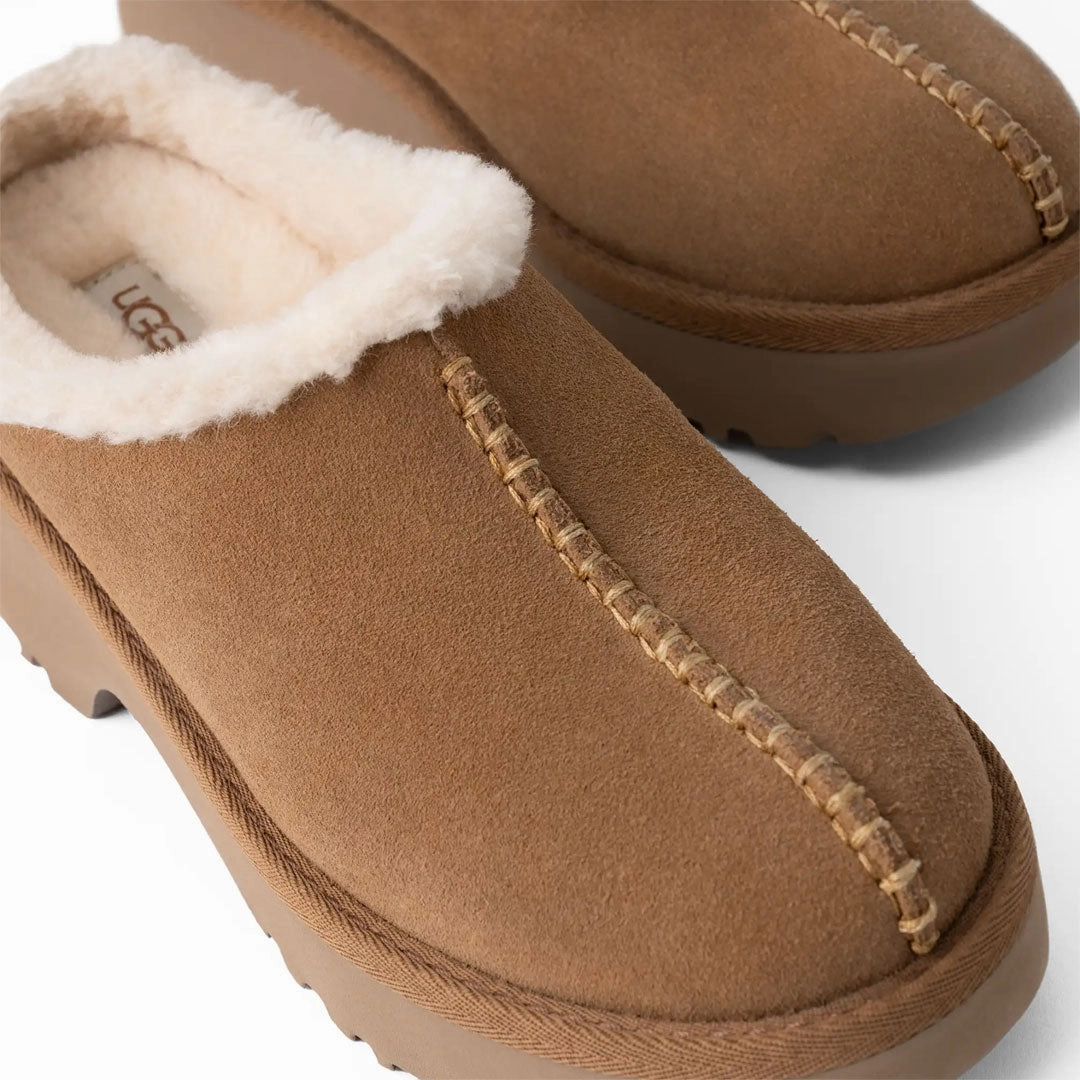 UGG? - Women's New Heights Cozy Clogs (1162510-CHE) fashionable footwear Street Style