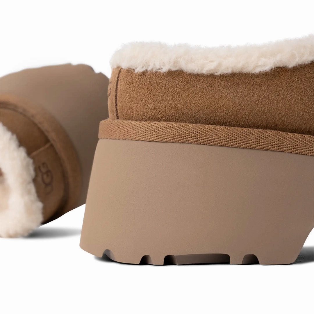 Outfit Friendly Stylish Summer Shoes UGG? - Women's New Heights Cozy Clogs (1162510-CHE)