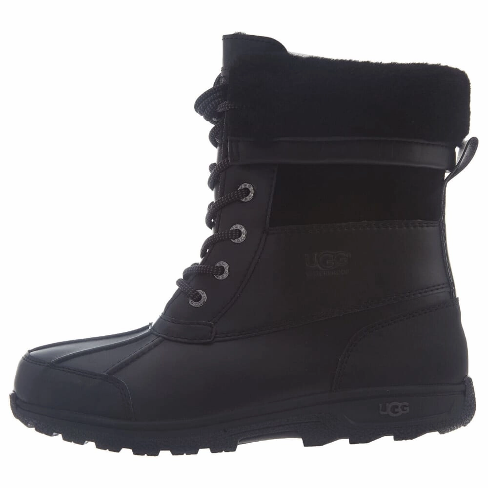 High Traction Urban Commute Seamless Comfort Snow Trekker UGG Butte II CWR Black  1098890K-BLK Grade-School