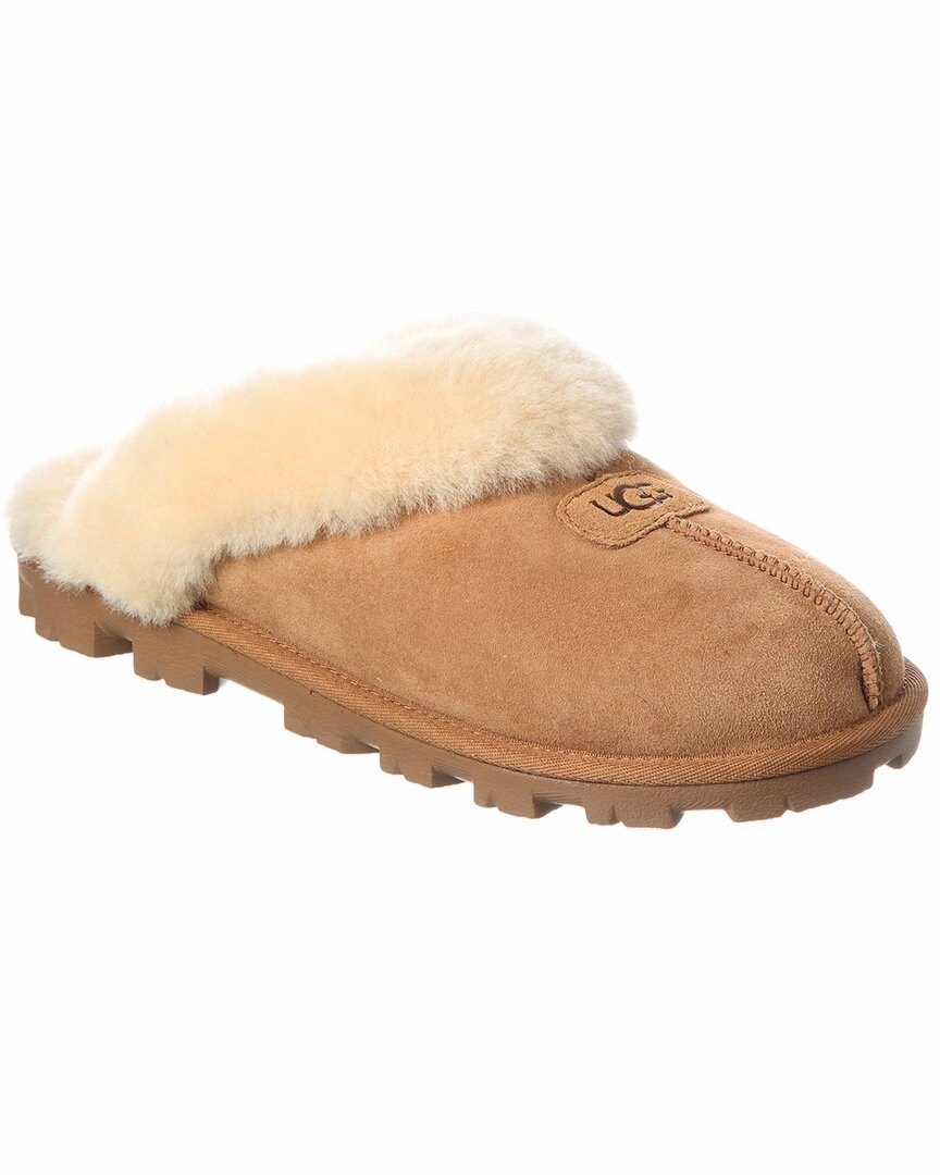 UGG Coquette Suede & Shearling Slipper Instant Slip