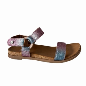 Cat Stroll Ugg Girls Pink | Blue Sparkle Sandals