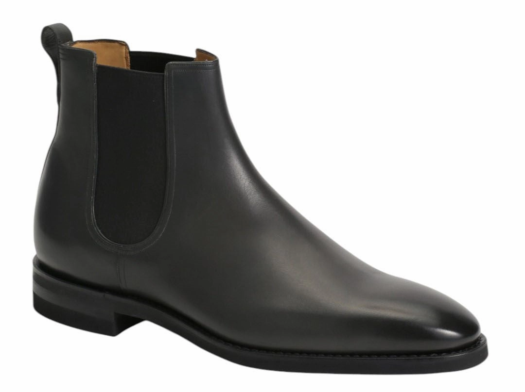 Bally Scavone 6237884 Men's Agata Calf Leather Chelsea Boots Padded Interior Work Commute Mud Resistant Work Commute