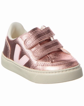 morning run VEJA Small V-12 Chromefree Leather Sneaker