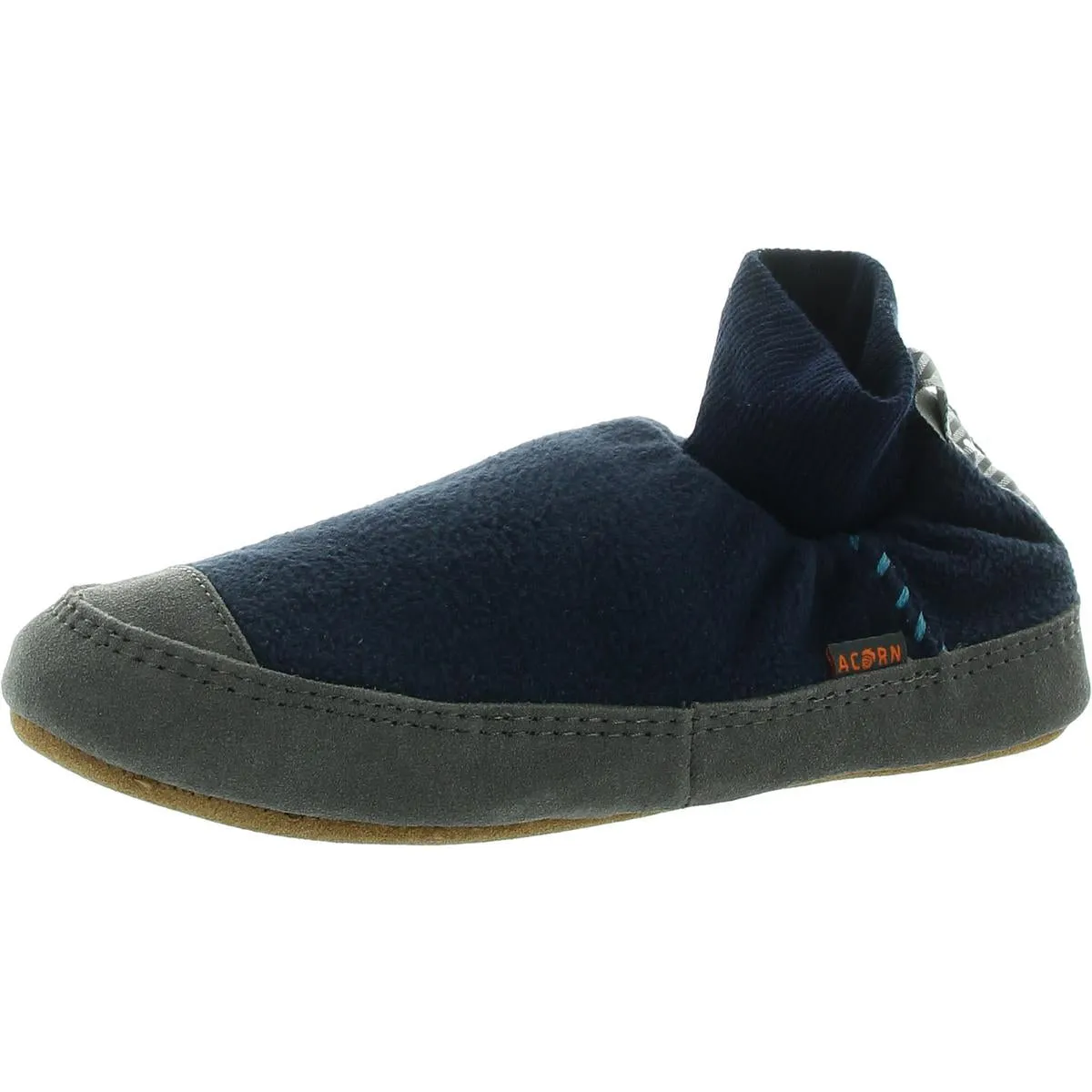 Mens Stretch Faux Fur Bootie Slippers Reinforced Stitching