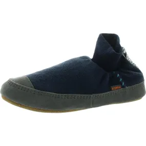 Mens Stretch Faux Fur Bootie Slippers Reinforced Stitching