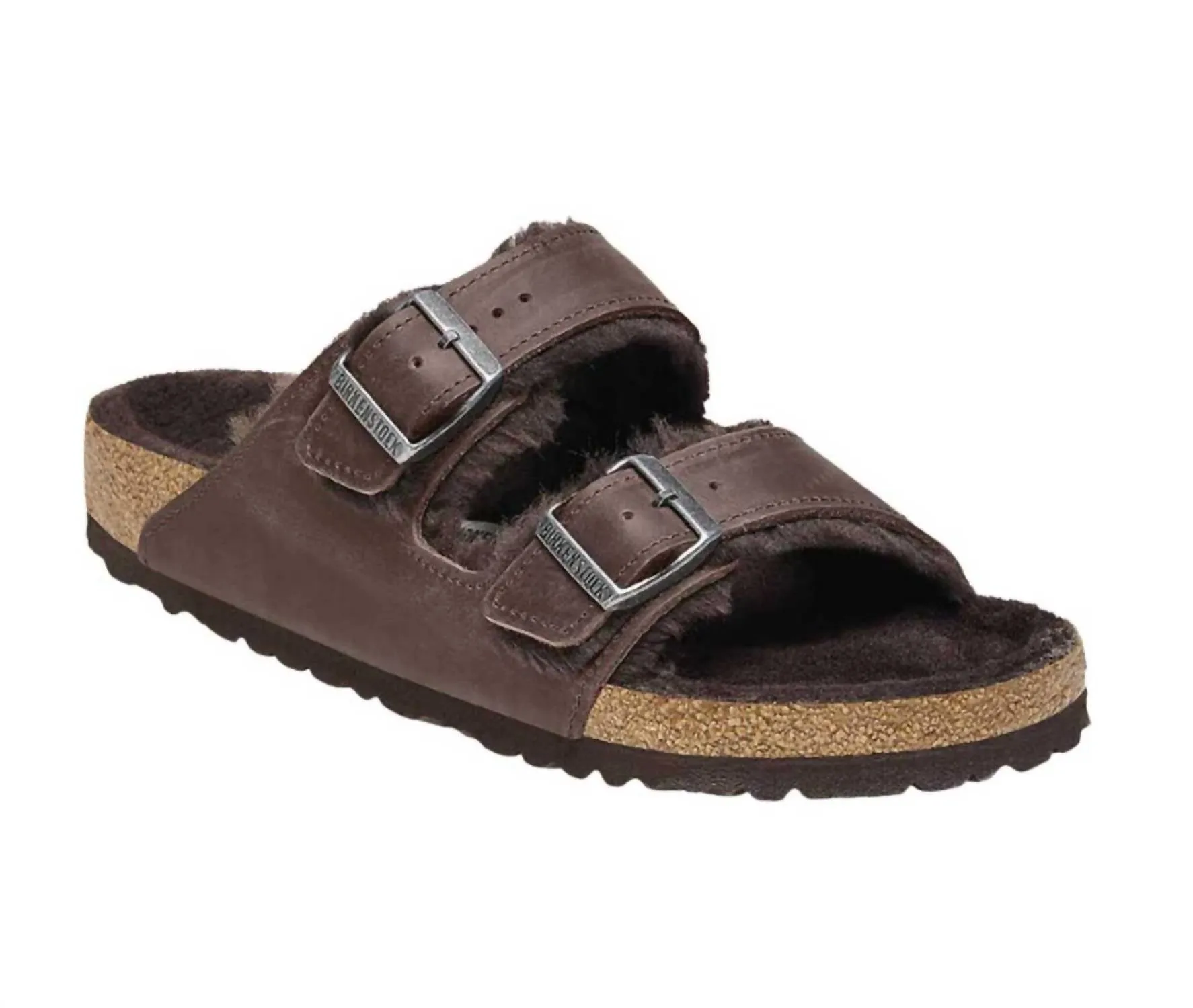 Everyday Footwear Unisex Arizona Shearling Sandal In Habana