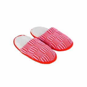 Comfortable Walk Breathable fabric Unisex - Chunky Checkerboard Slide Slipper In Poppy Lilac