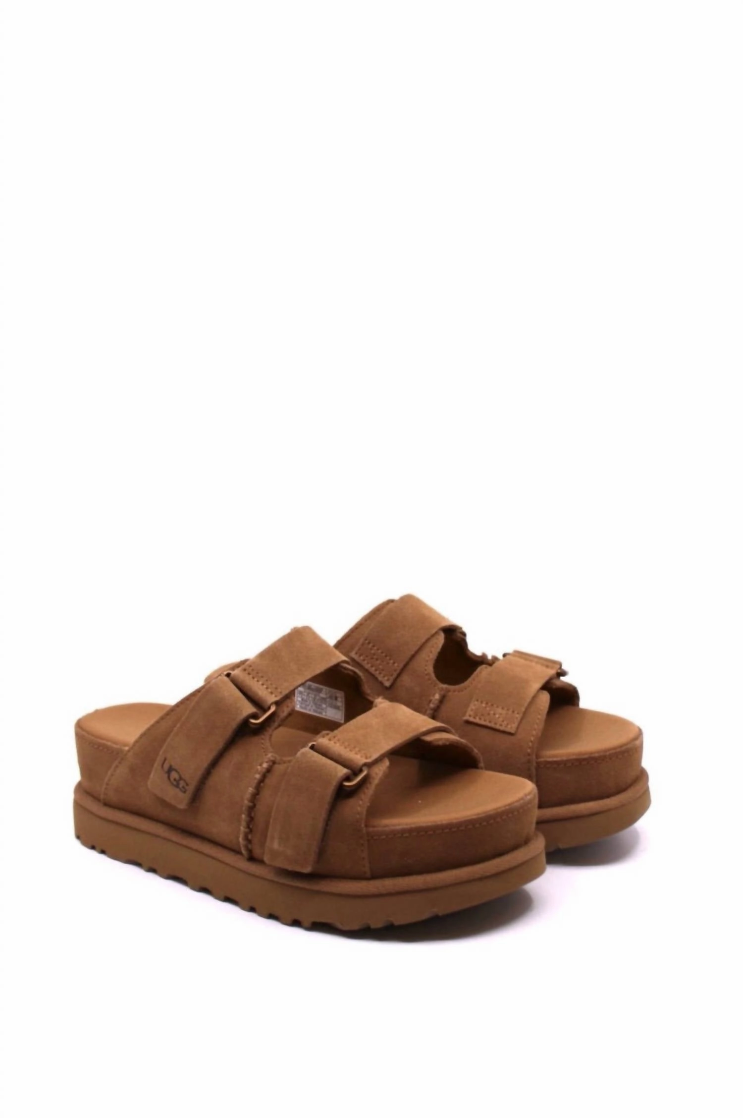 Unisex Goldenstar Hi Slide In Chestnut Relaxed Slip Comfort Sandal Shoes