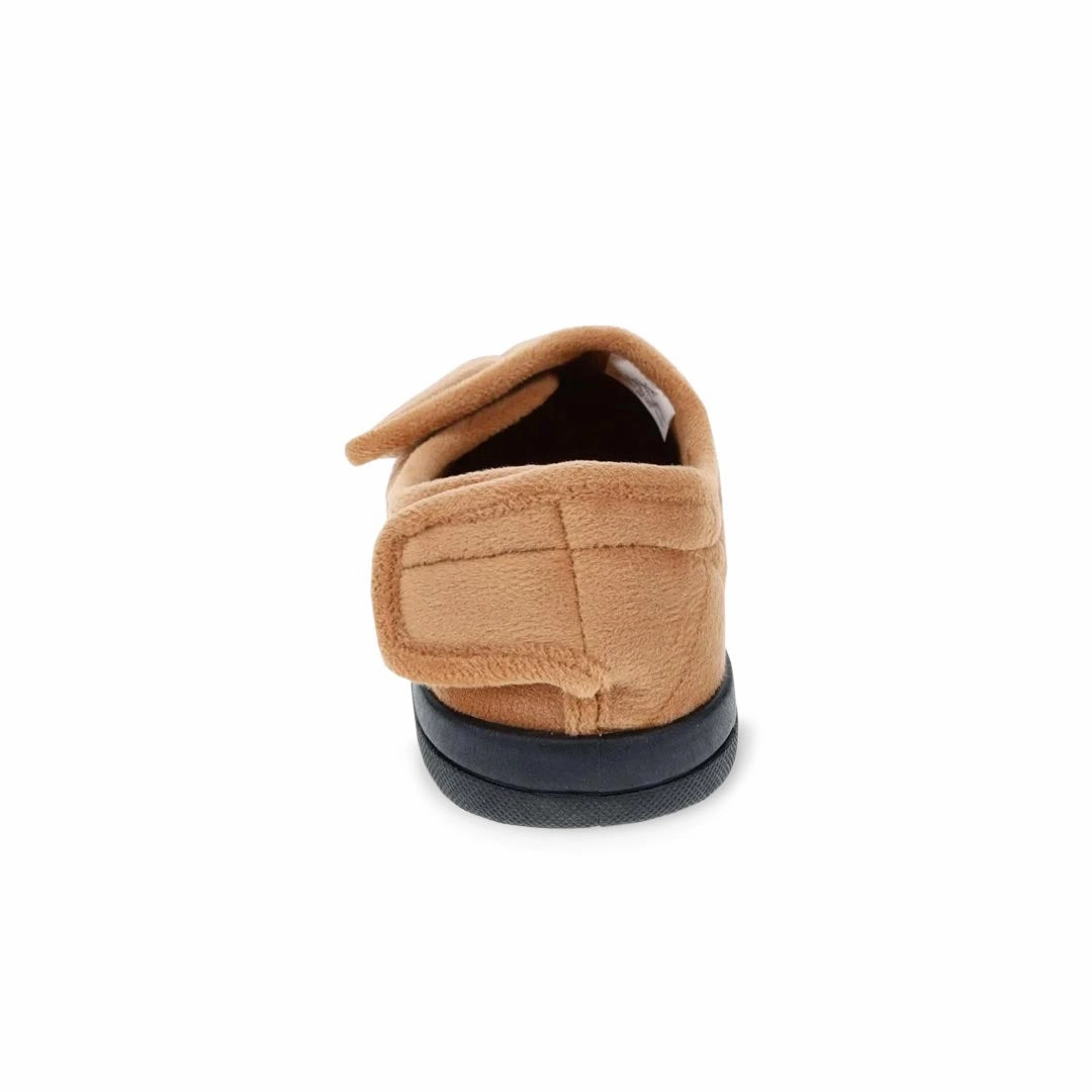 United Supply Co - Women's Velcro Slippers (SLF4931BUS TAN) Quick Wear Casual Appeal