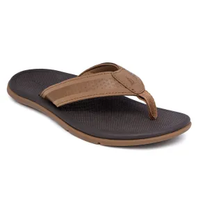 Nautica Mens Brand Icon Flip-Flop perforated Padded