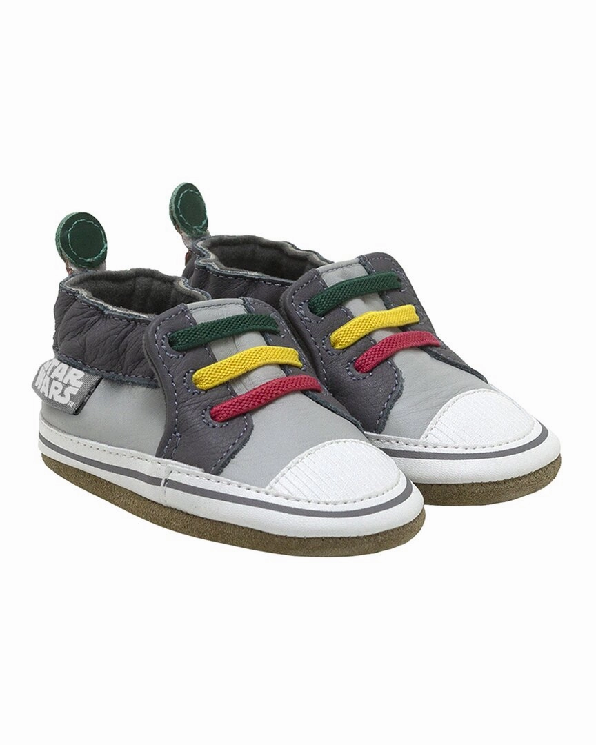 Robeez Star Wars Boba Fett Leather Soft Sole Easy Layer