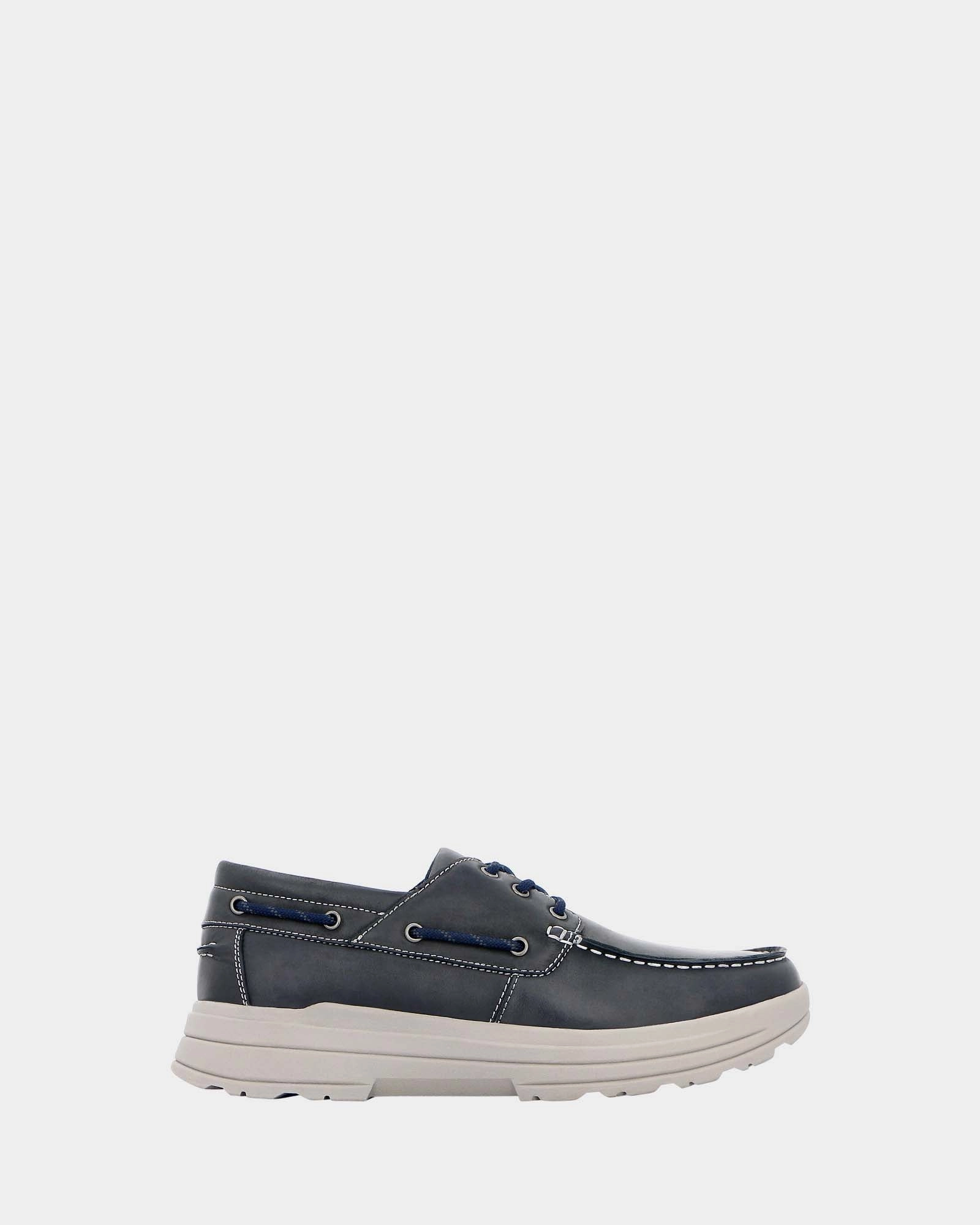 Bruno Navy Trendy Canvas Upper