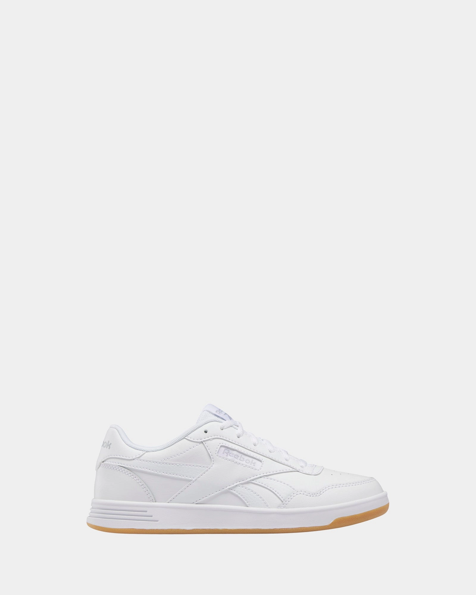 Court Advance White/Grey/Gum Stretchy Material