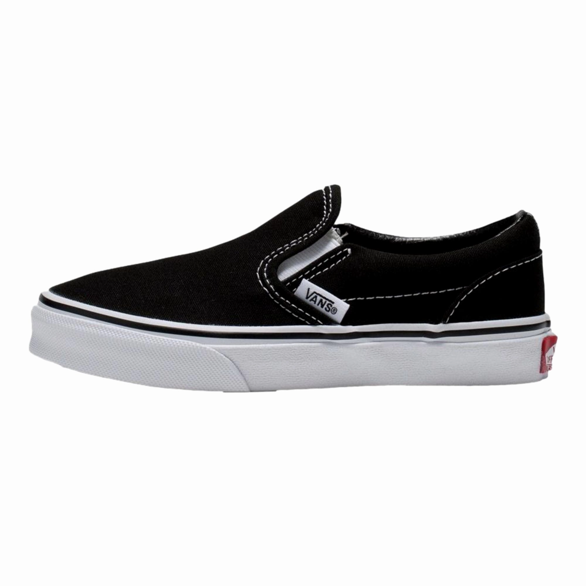 Soft Mesh Vans Classic Slip-On Black/True White  VN000ZBU6BT Pre-School