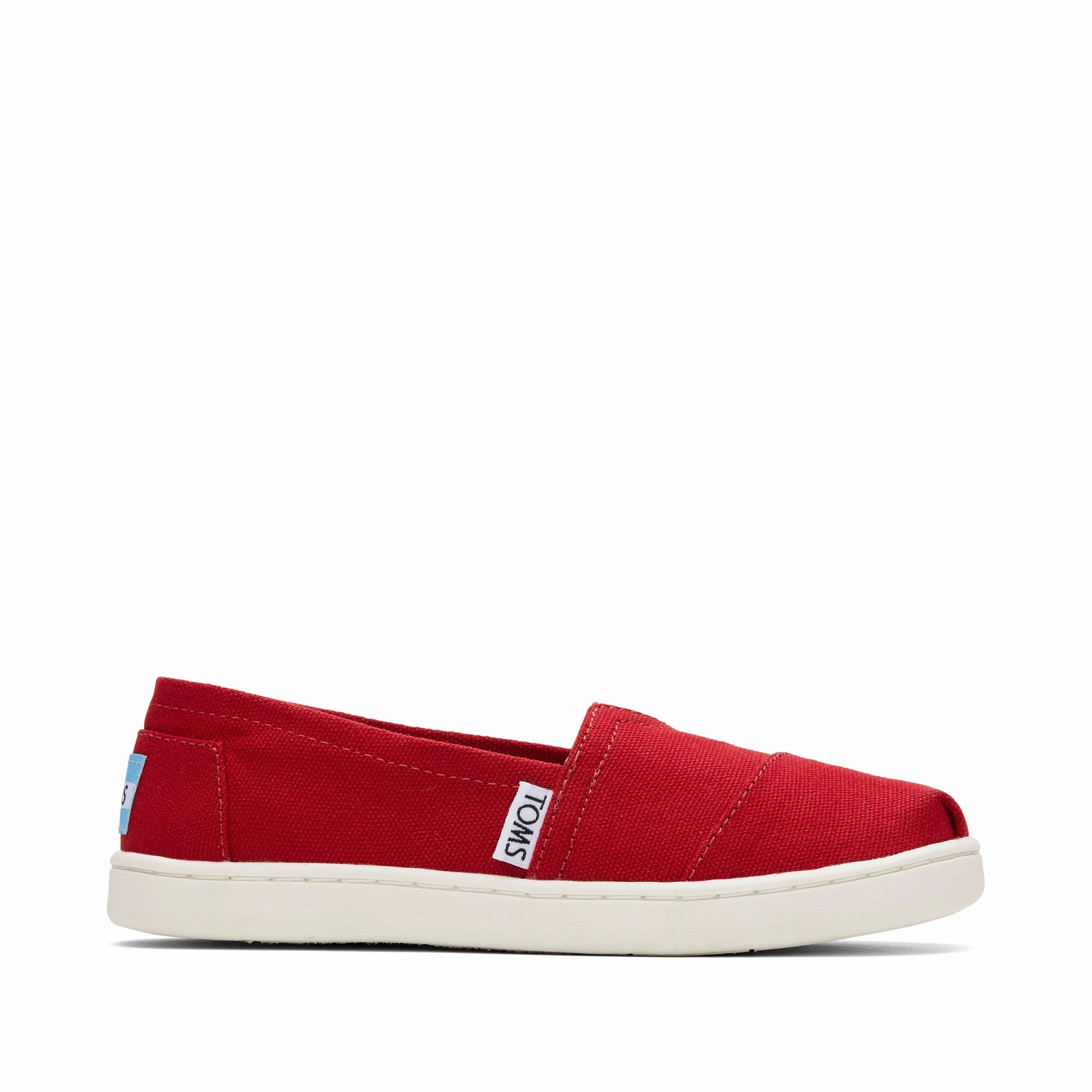 Light Stride Alley Run Youth Alpargata Red Canvas Kids Shoe