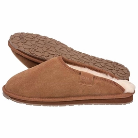 Women's Buckingham Slipper In Chestnut Slide Comfort