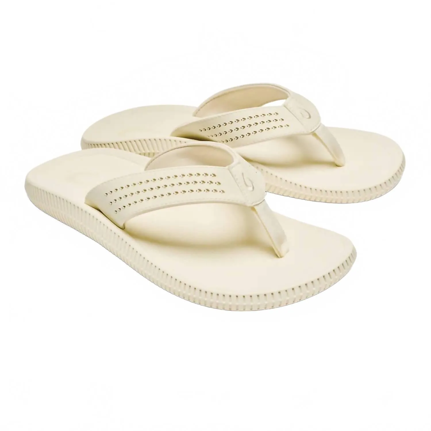 Men's Ulele Beach Sandal In White Sand Practical Stylish