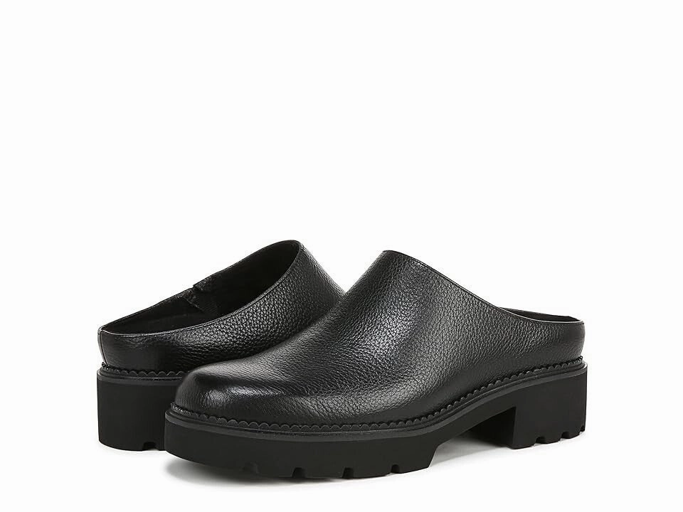 Stylish and Comfortable Vionic Fairfax J0793L1001 Slippers Women's Black Leather Slip On Mule KHD2811