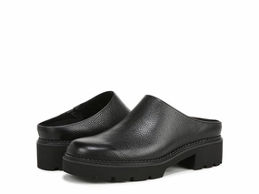 Stylish and Comfortable Vionic Fairfax J0793L1001 Slippers Women's Black Leather Slip On Mule KHD2811