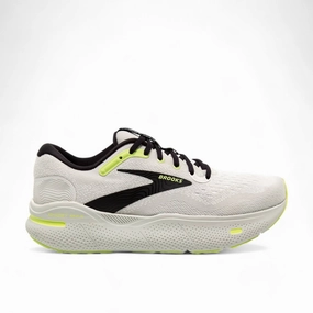 Men's Ghost Max Running Shoes In Grey/black/sharp Green market - competitiveness running in a salt flat area shoes